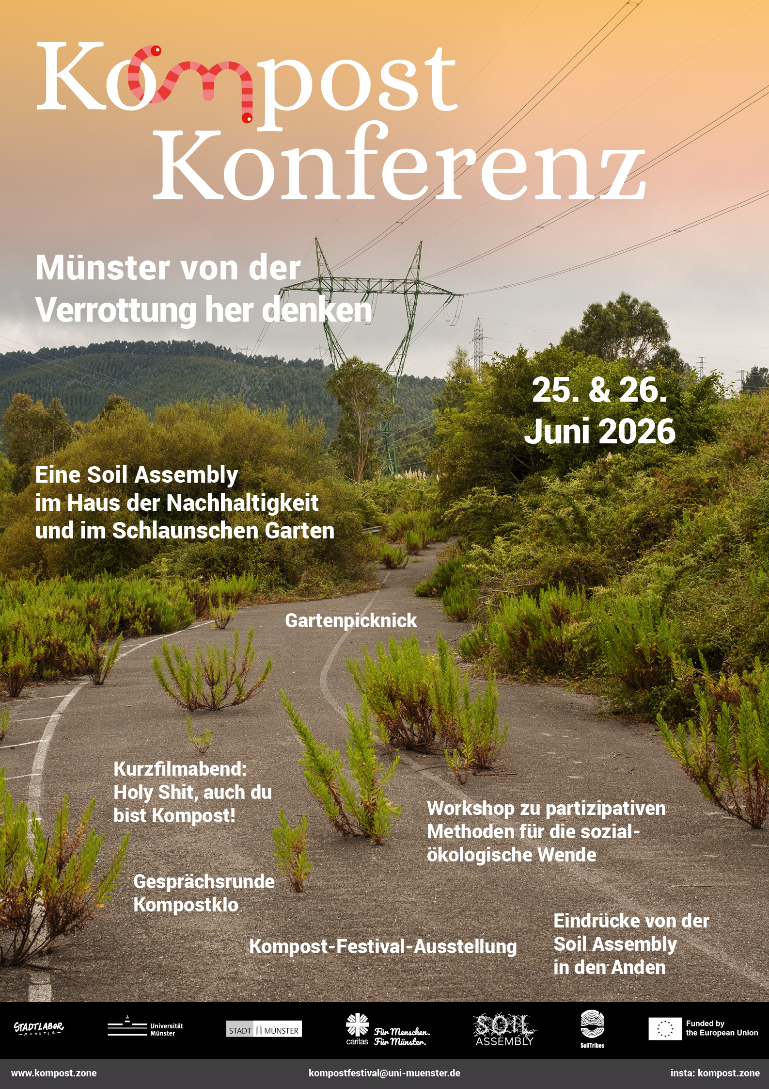 Poster der Kompost Konferenz 2026 in Münster